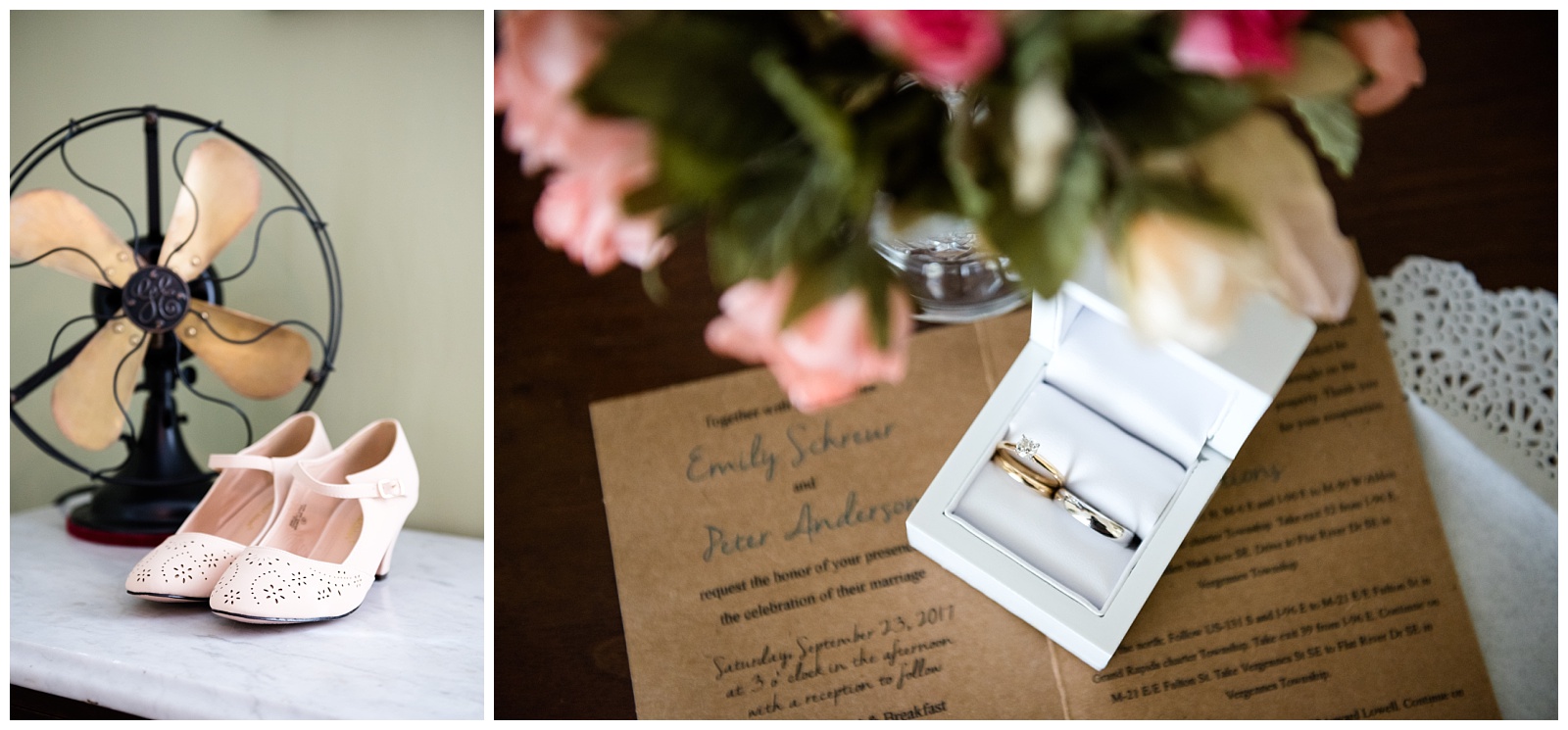 Michigan outdoor summer wedding at River Edge Bed and Breakfast