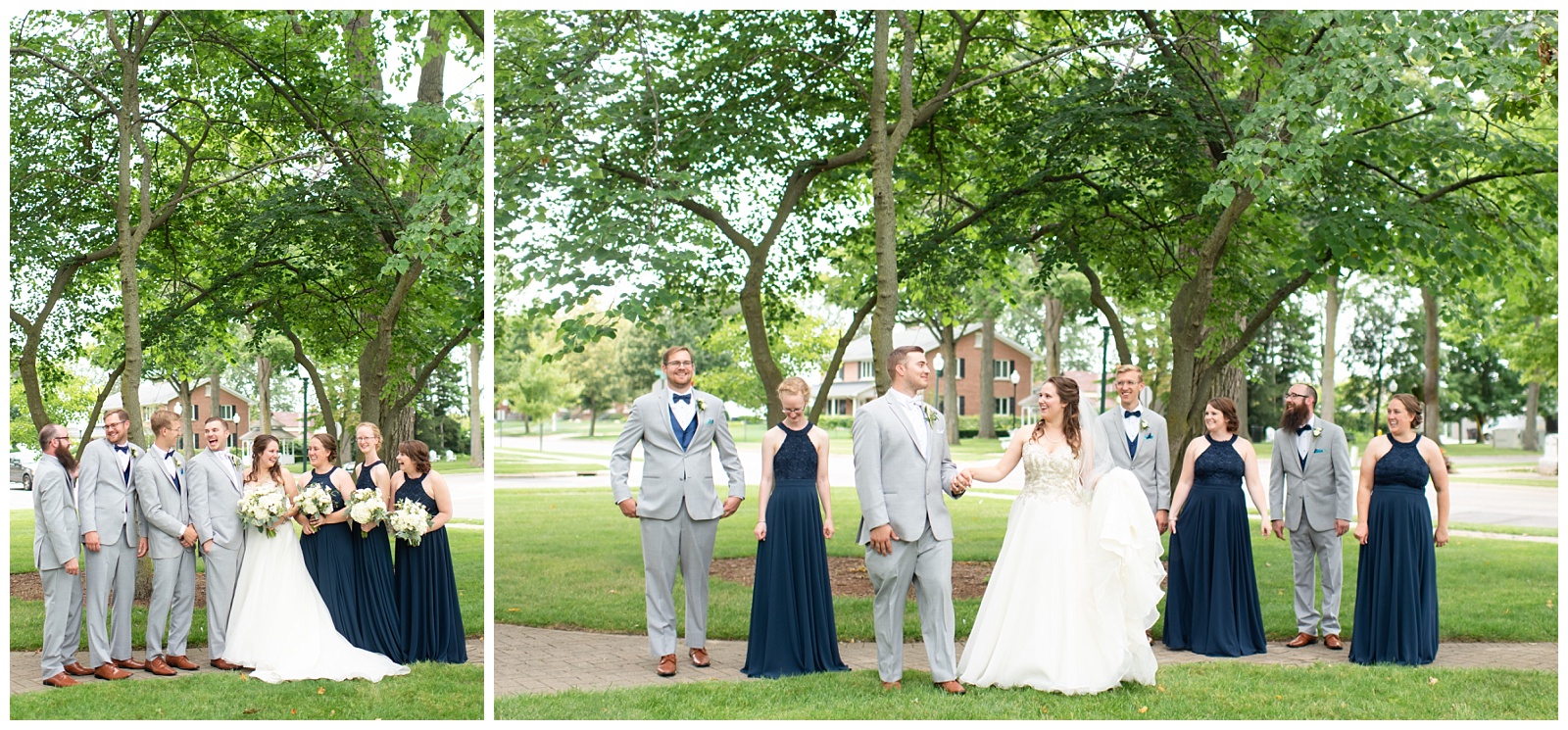 Wedding photos at Three Corner/Vande Luyster Square Park