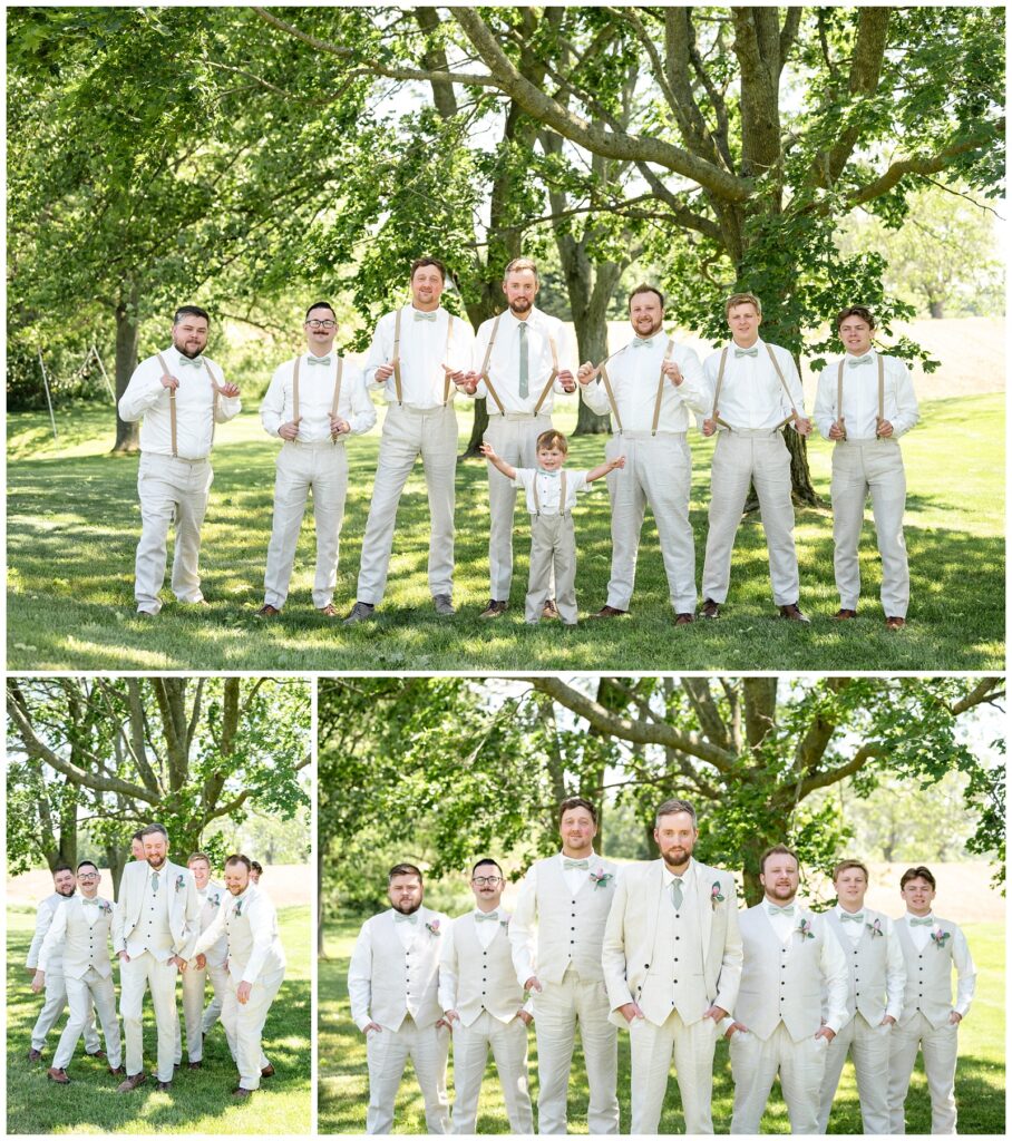 The gathering, Michigan wedding, rustic wedding, bride and groom, wedding party