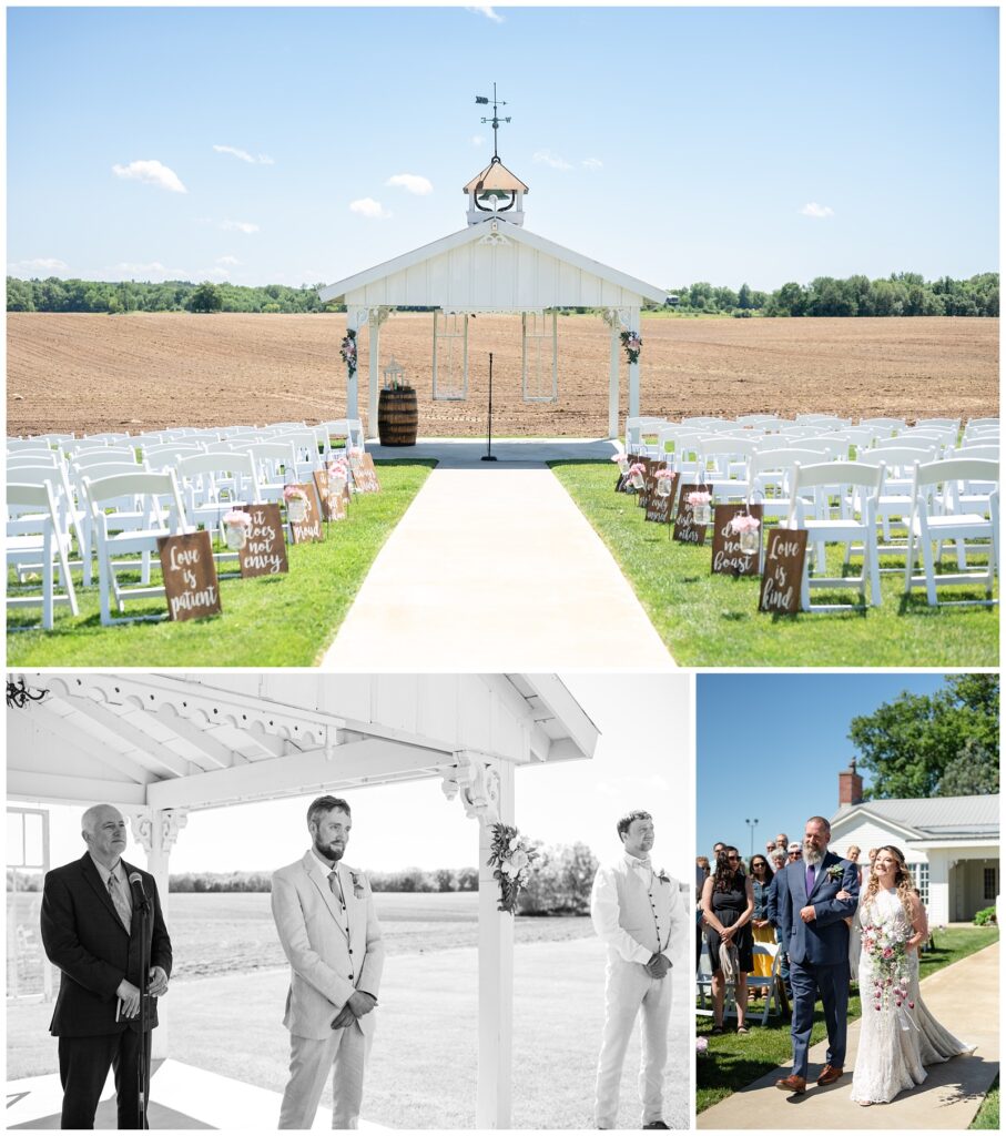 The gathering, Michigan wedding, rustic wedding, bride and groom