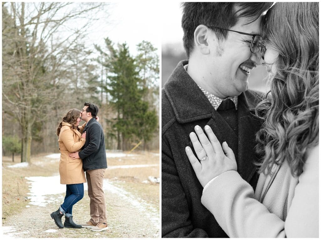 winter engagement, holland Michigan, Saugatuck dunes, engagement session, couples photos, west Michigan photographer