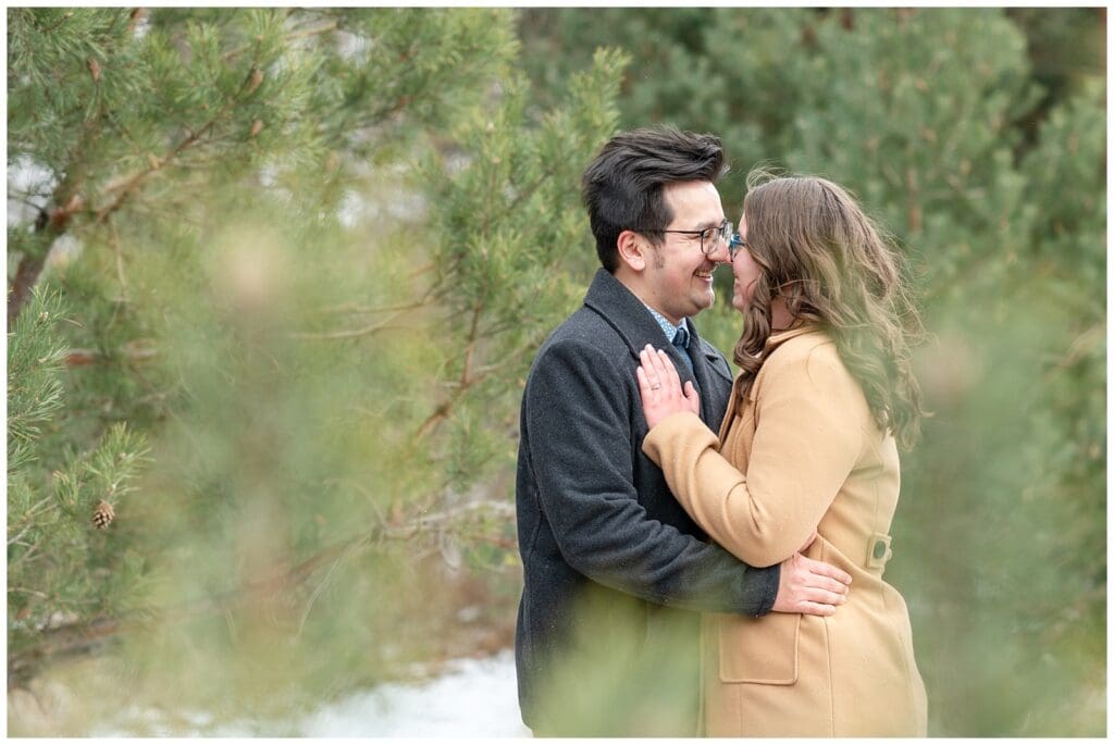 winter engagement, holland Michigan, Saugatuck dunes, engagement session, couples photos, west Michigan photographer