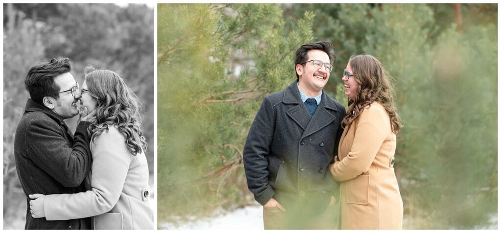 winter engagement, holland Michigan, Saugatuck dunes, engagement session, couples photos, west Michigan photographer