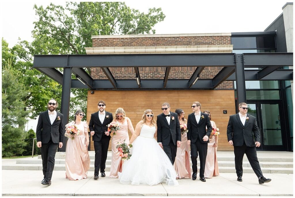 Summer wedding, wedding photos, grand rapids wedding, Michigan wedding, wedding photographer, holland photographer, Leona road venue, bride and groom, wedding party