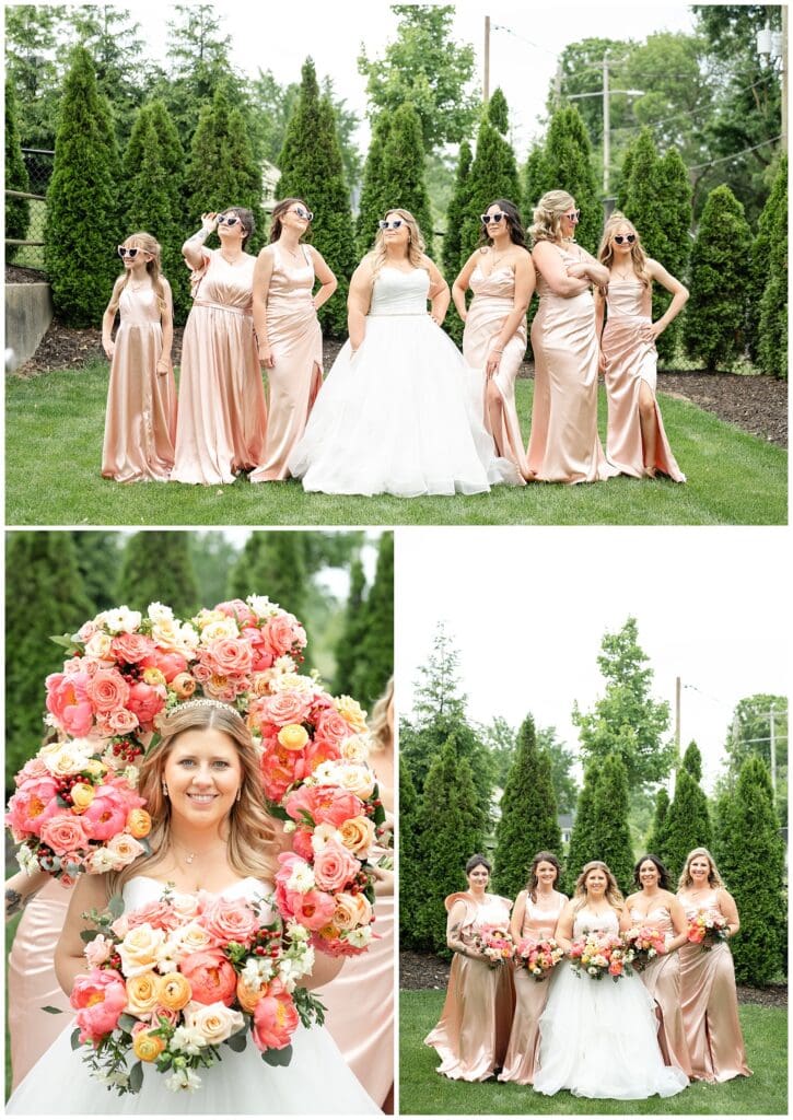 Summer wedding, wedding photos, grand rapids wedding, Michigan wedding, wedding photographer, holland photographer, Leona road venue, bride and groom, wedding party