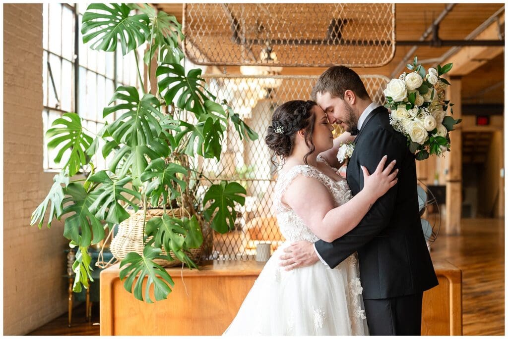 grand rapids wedding, cheney place, industrial wedding, bride and groom, wedding photos