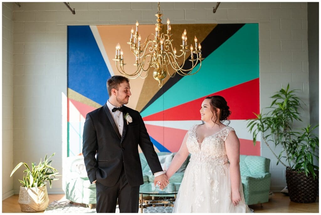 grand rapids wedding, cheney place, industrial wedding, bride and groom, wedding photos